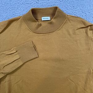 Son Of A Tailor Sweater Mens S Fitted Hi Neck Pullover Merino Wool Lightweight